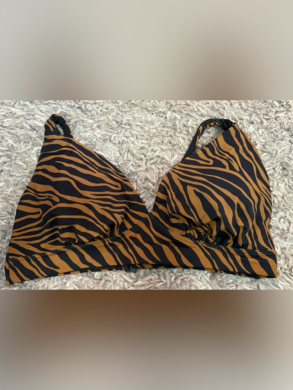 KNIX M+ ✨ tiger print padded bra with adjustable straps like new